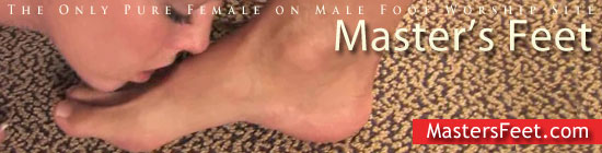 female worship male feet